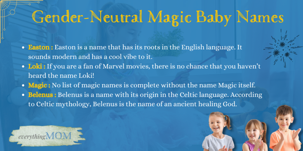 Gender-Neutral Magic Baby Names