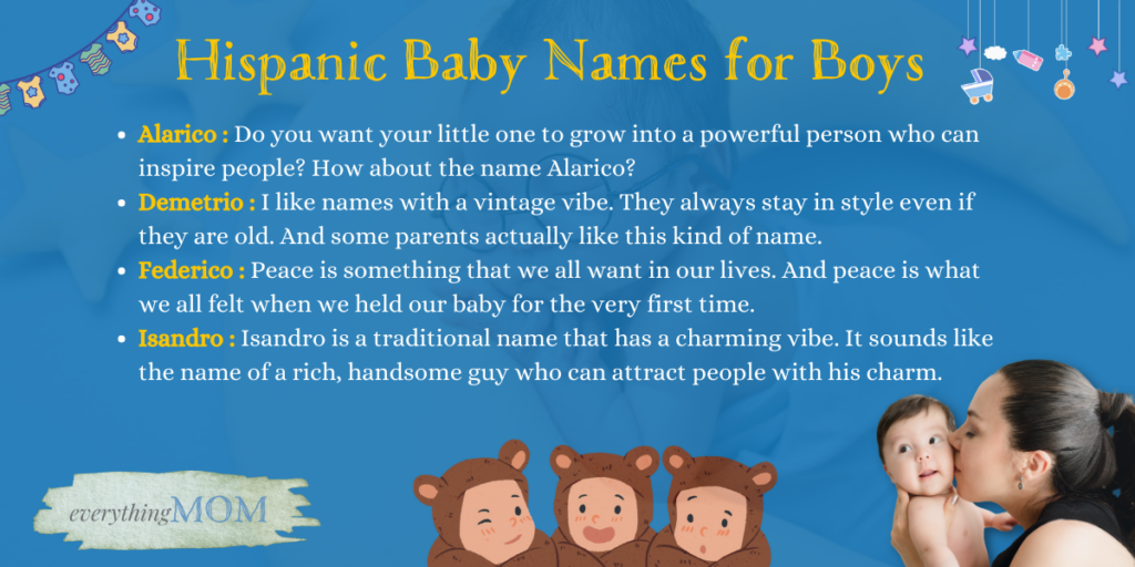 Hispanic Baby Names for Boys