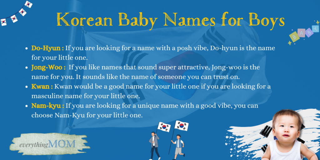 Korean Baby Names for Boys