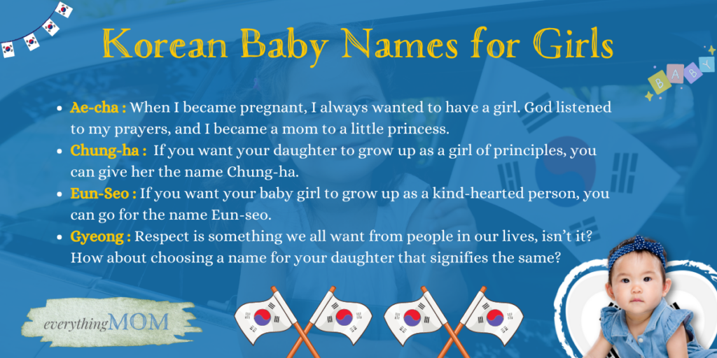 Korean Baby Names for Girls