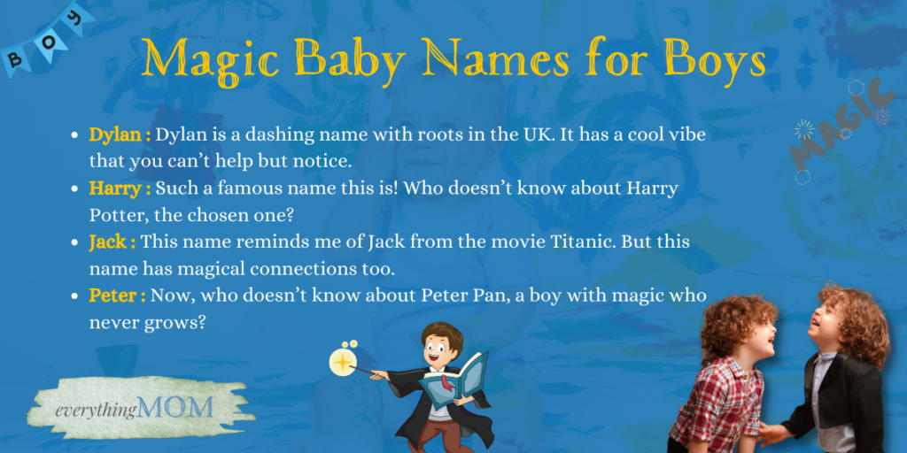Magic Baby Names for Boys