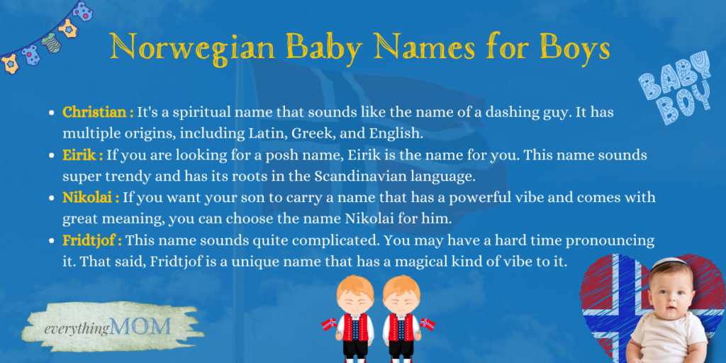 Norwegian Baby Names for Boys