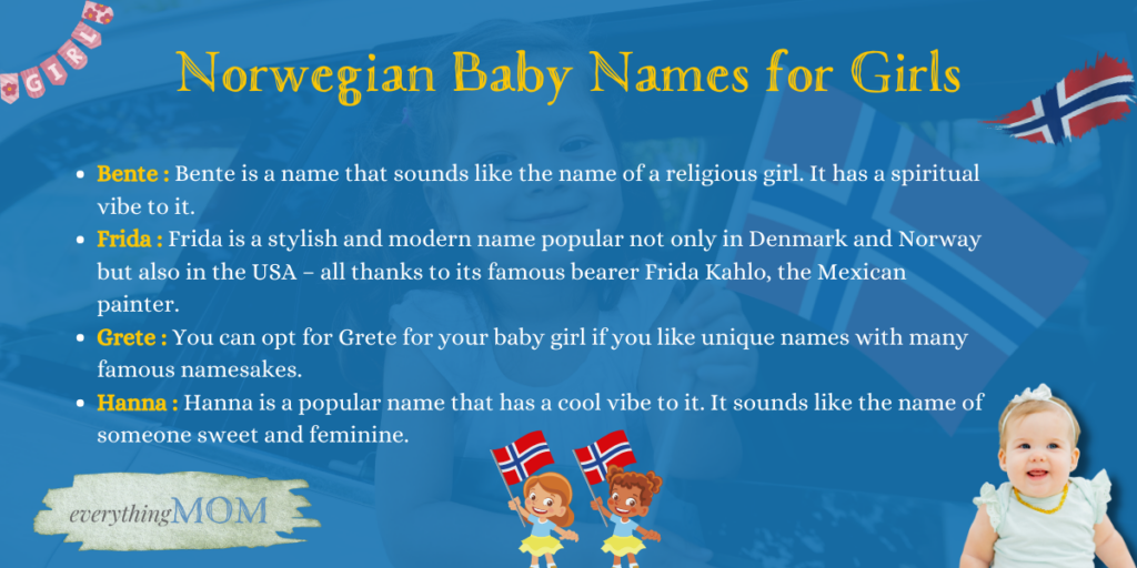 Norwegian Baby Names for Girls