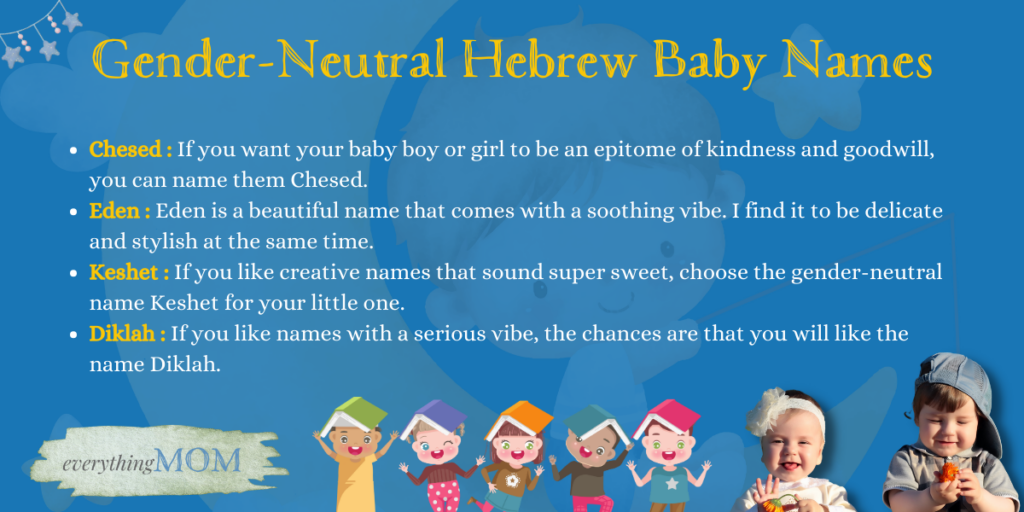 Gender-Neutral Hebrew Baby Names