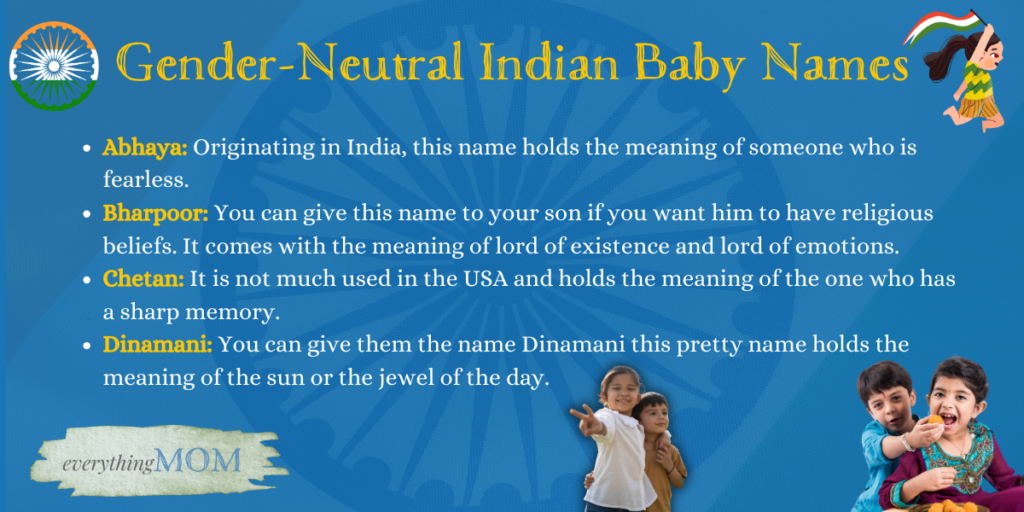 Gender-Neutral Indian Baby Names