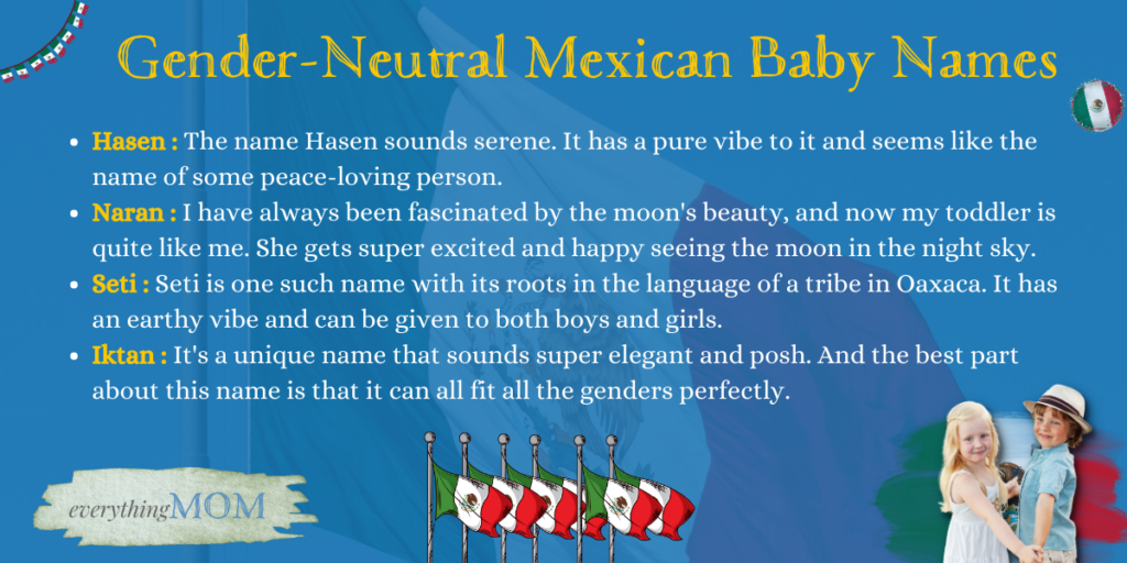 Gender-Neutral Mexican Baby Names
