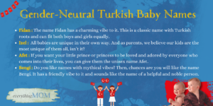 30 Unique Turkish Baby Names for Your Boys and Girls - EverythingMom