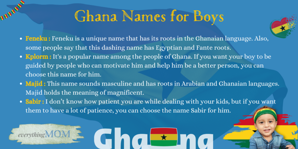 Ghana Names for Boys