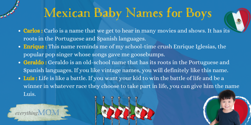 Mexican Baby Names for Boys