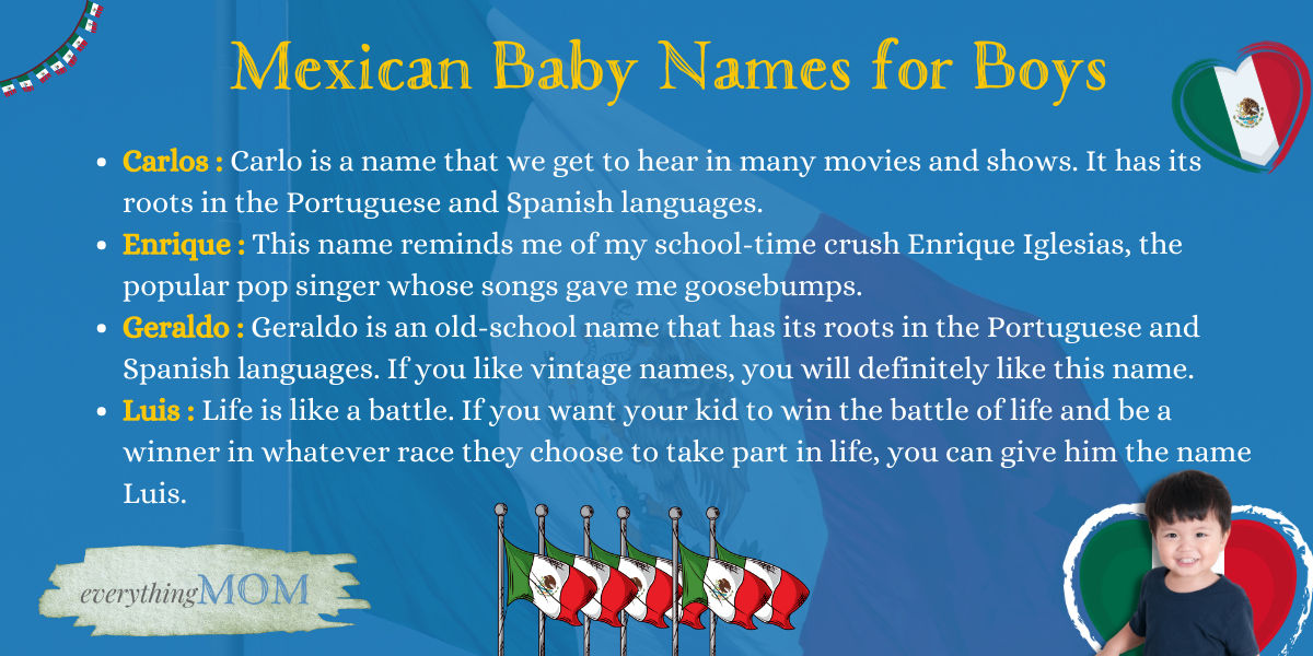 33. Mexican Baby Names: Vibrant and Heartfelt Choices | EverythingMom