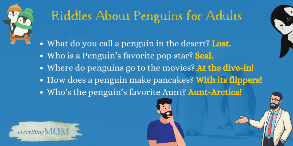 Riddles About Penguins for Adults