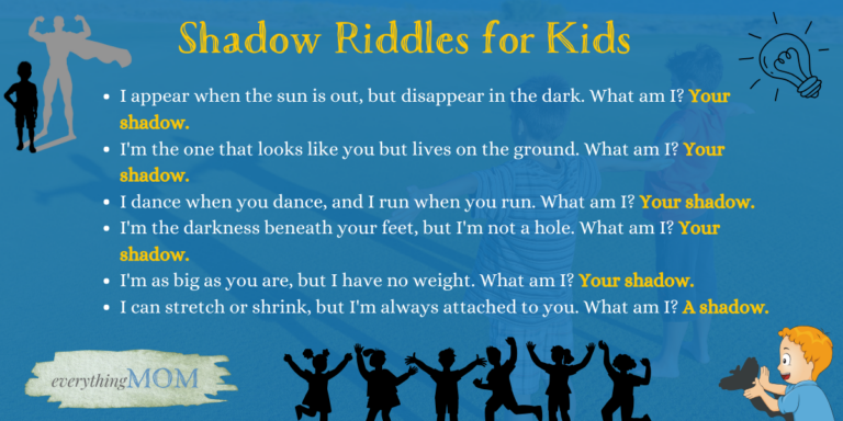 100 Riddles About Shadow with Answers - EverythingMom