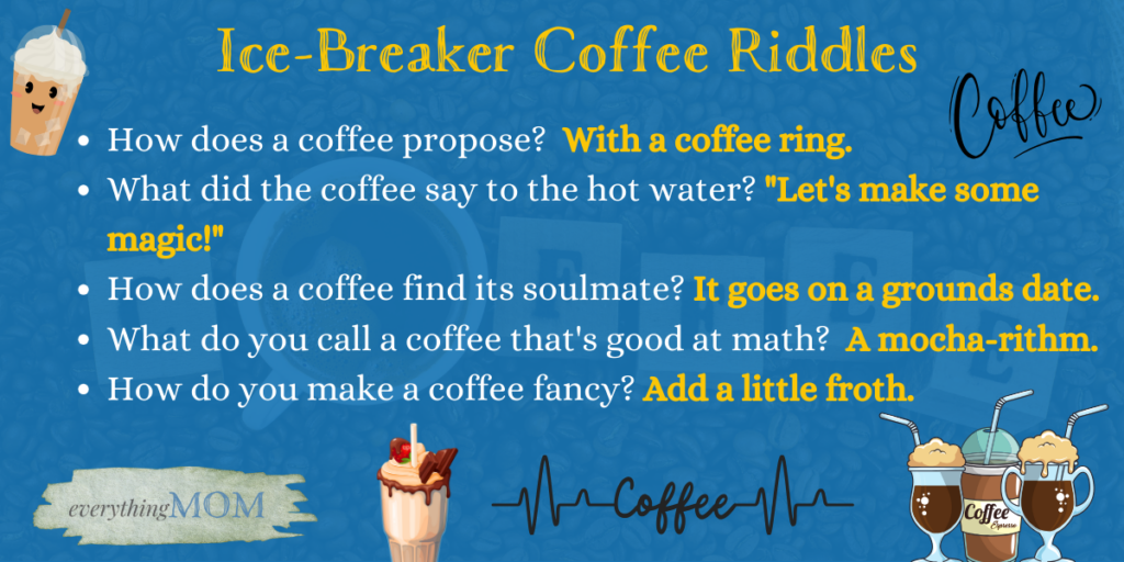 Ice-Breaker Coffee Riddles
