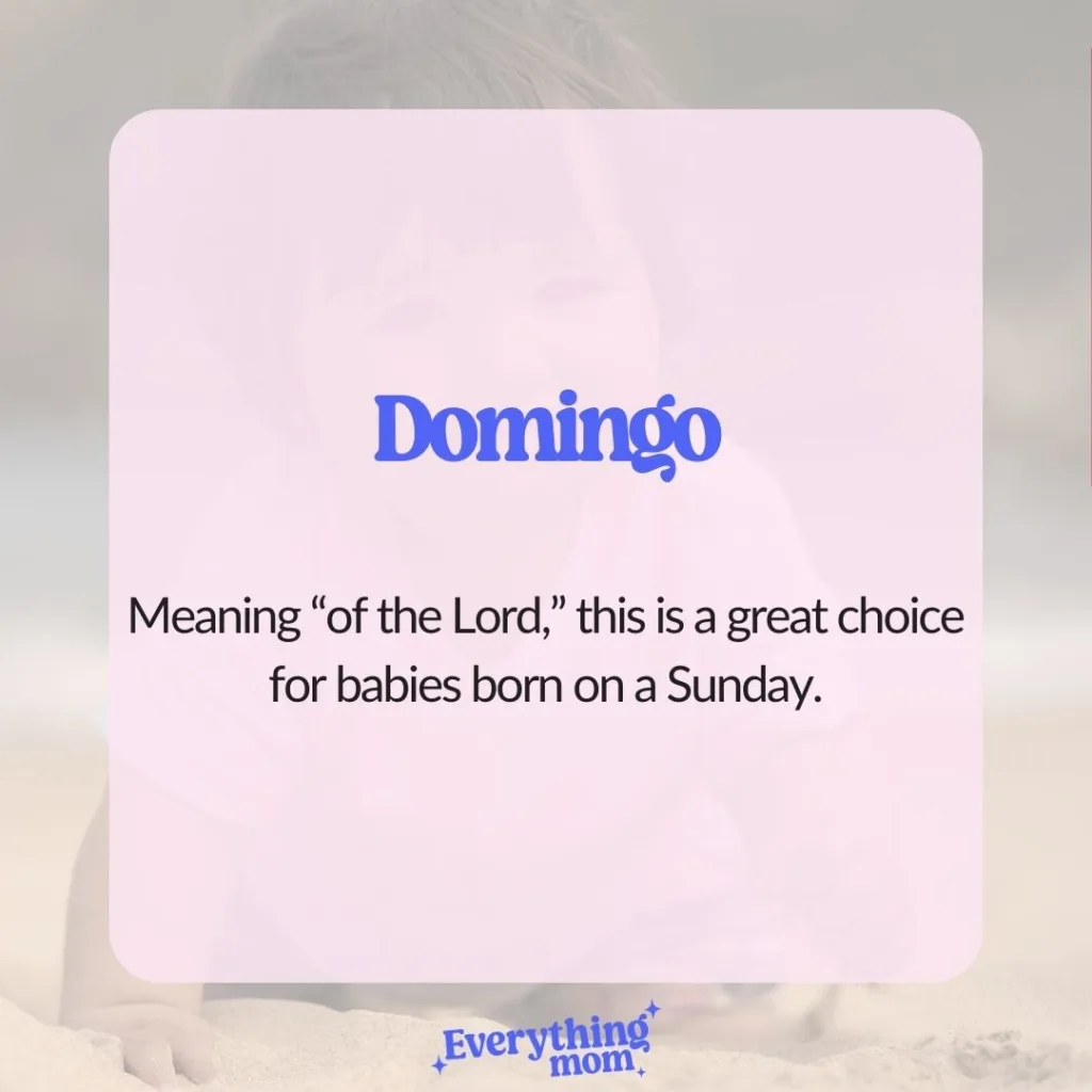 spanish baby boy names