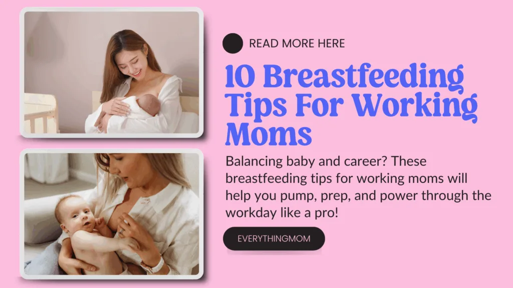 Balancing baby and career? These breastfeeding tips for working moms will help you pump, prep, and power through the workday like a pro!